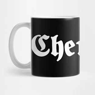 Chemnitz written with gothic font Mug